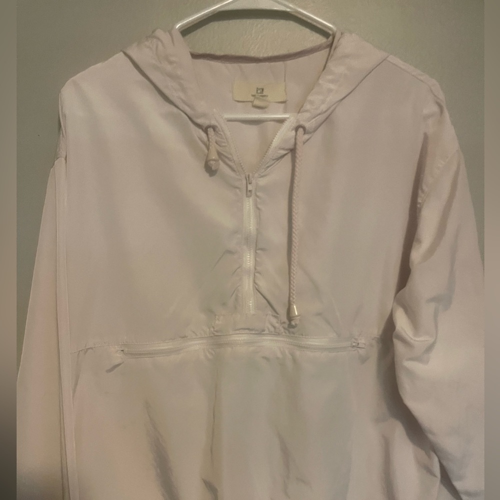 Baby pink wind breaker